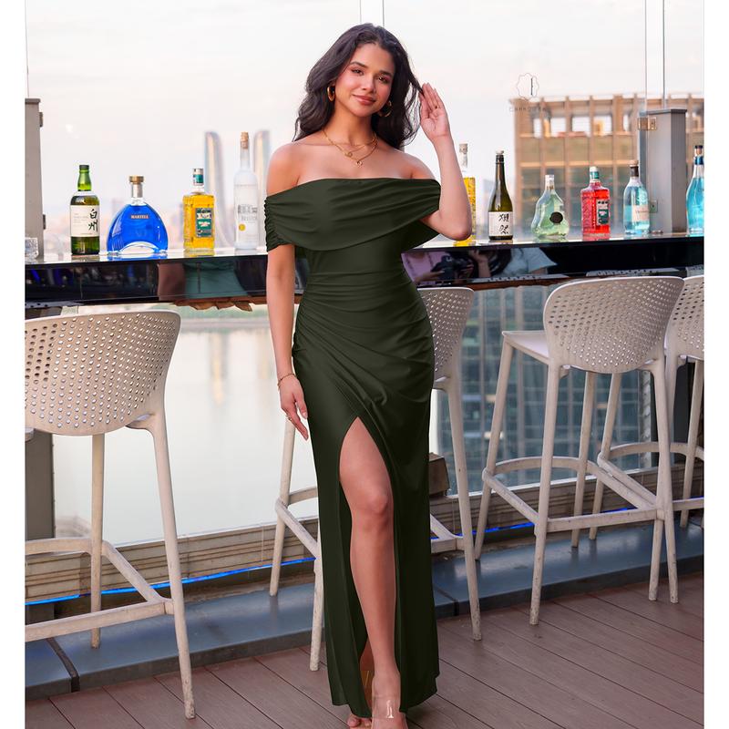 Elegant High Split Dress