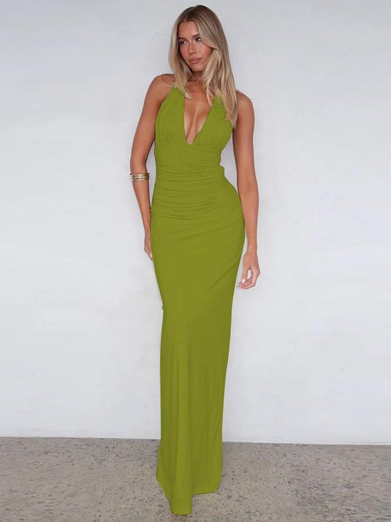 The Riviera Halter Gown