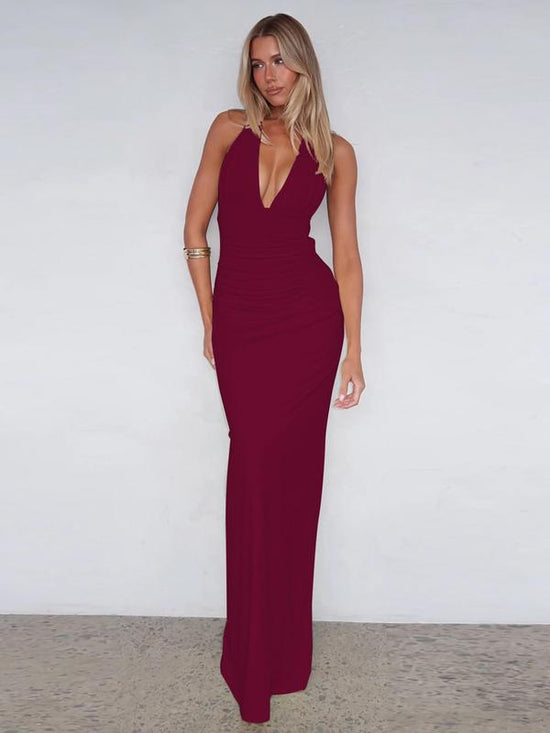 The Riviera Halter Gown