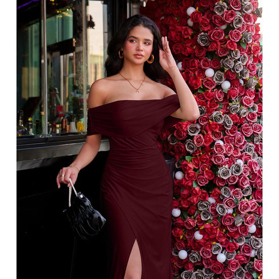 Elegant High Split Dress
