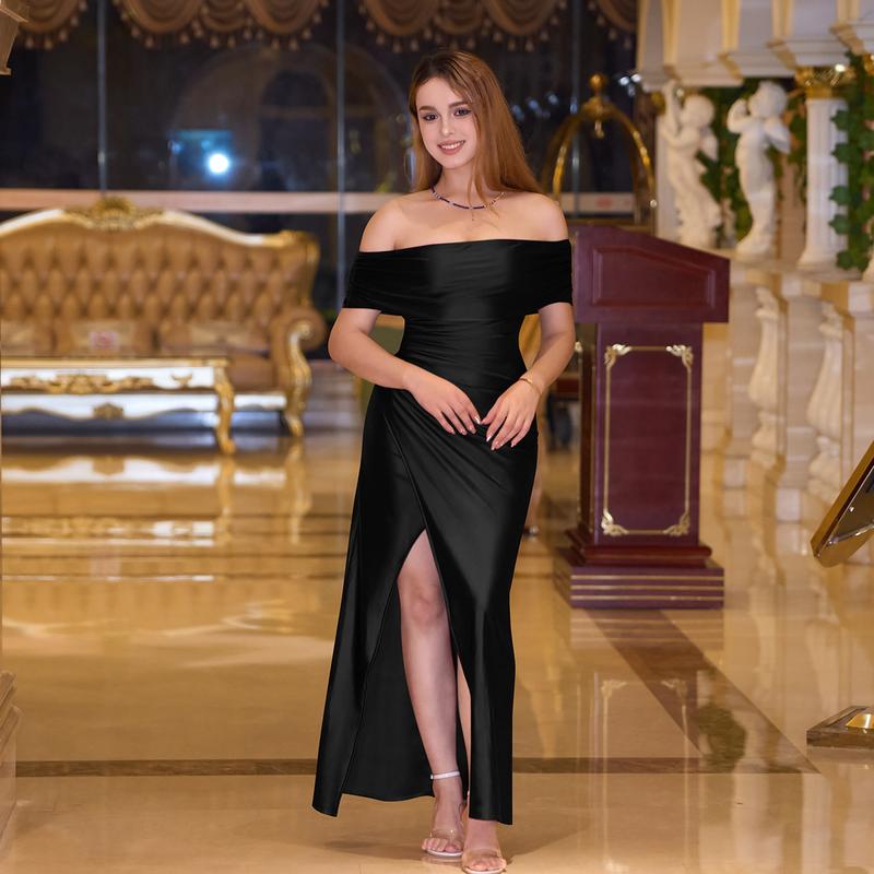 Elegant High Split Dress