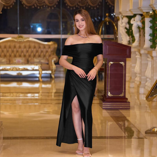 Elegant High Split Dress