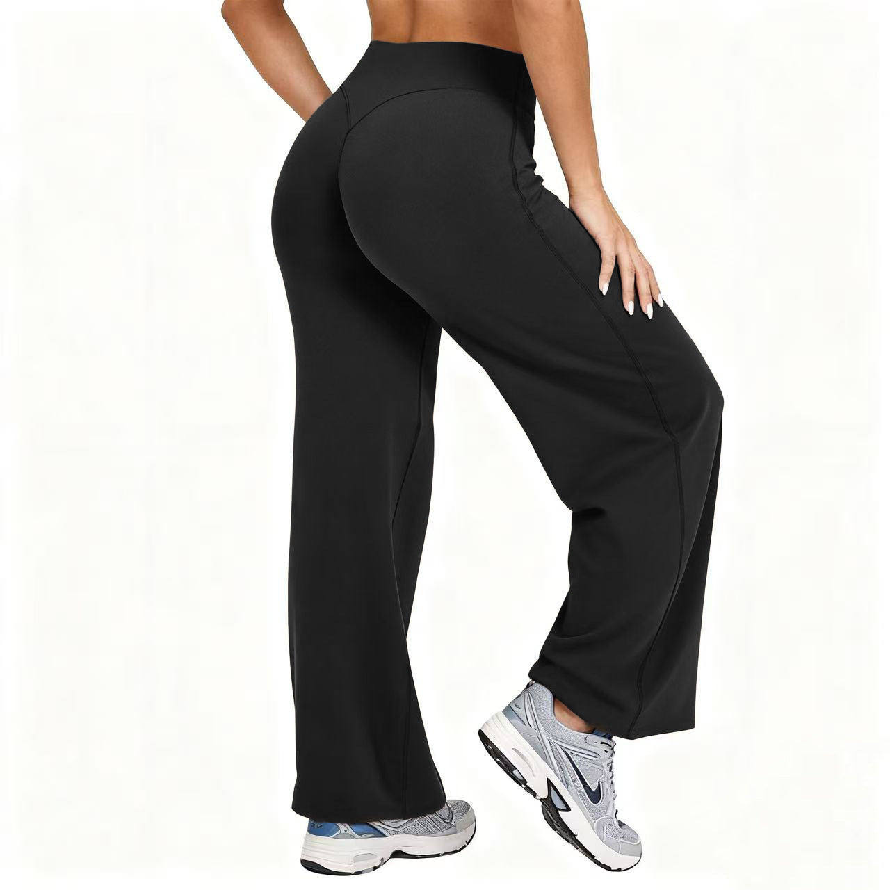 Legging Taille Haute Coupe Droite Décontracté pour Femme