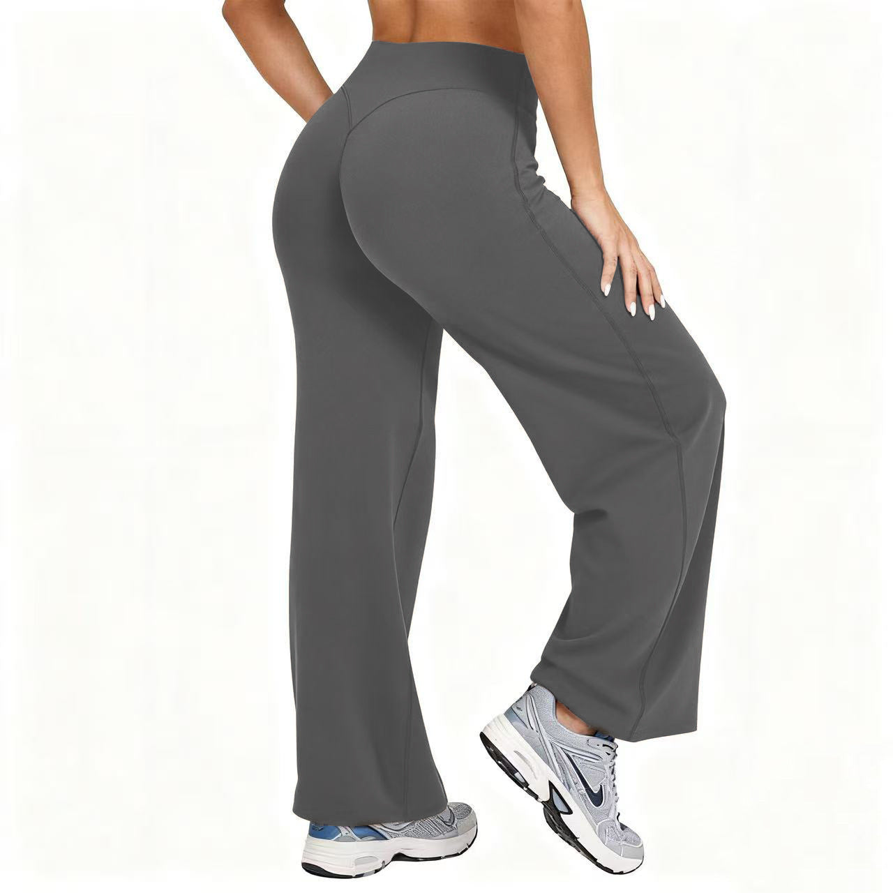 Legging Taille Haute Coupe Droite Décontracté pour Femme