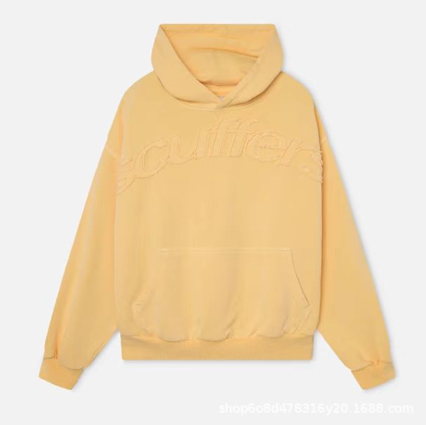 Sweat à Capuche Imprimé Lettres Style Japonais pour Femme