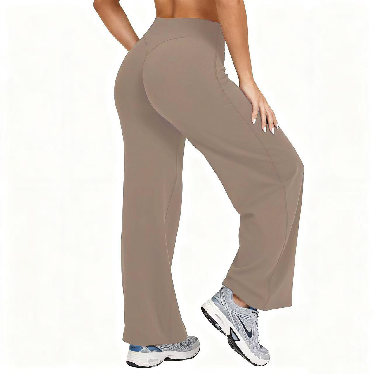Legging Taille Haute Coupe Droite Décontracté pour Femme