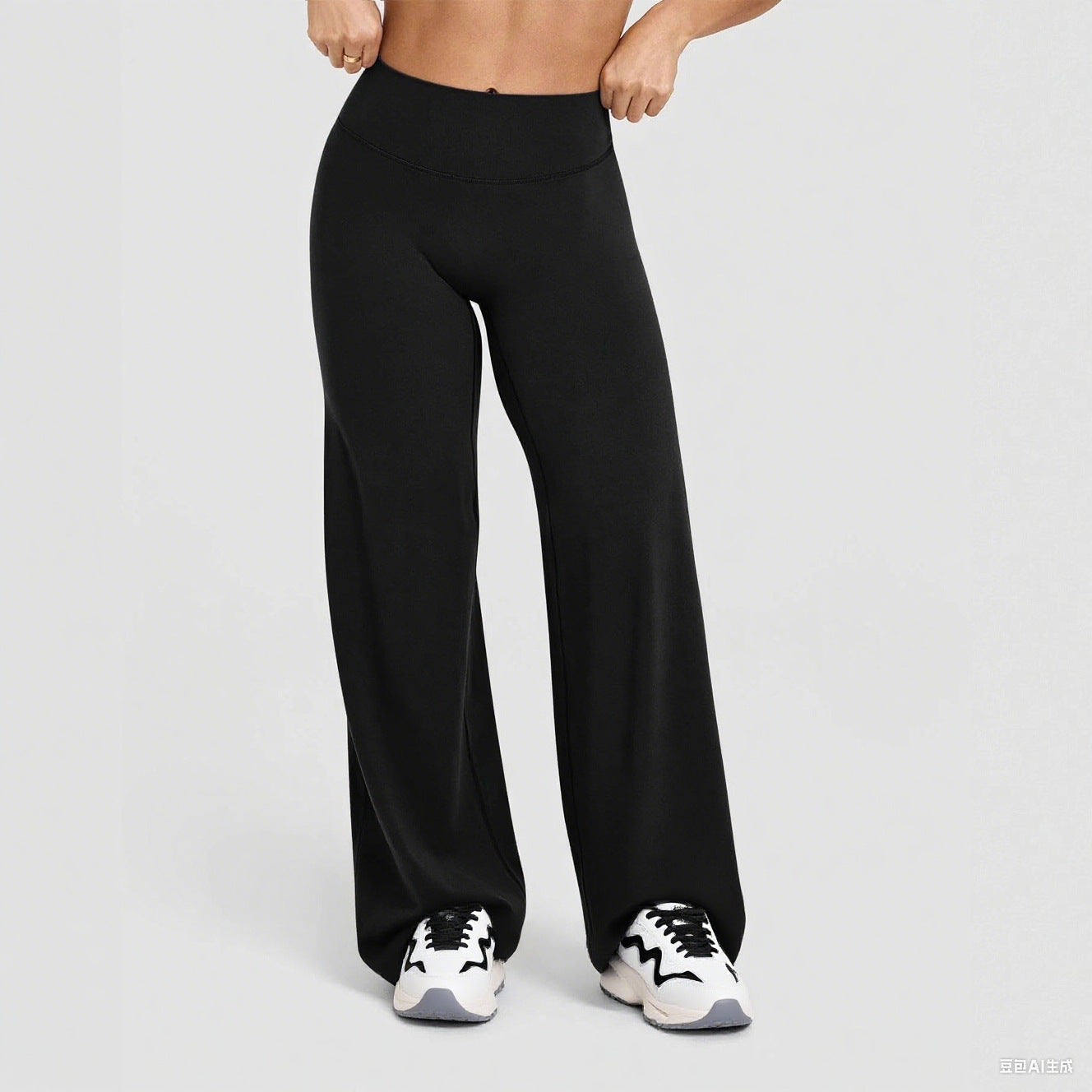 Legging Taille Haute Coupe Droite Décontracté pour Femme