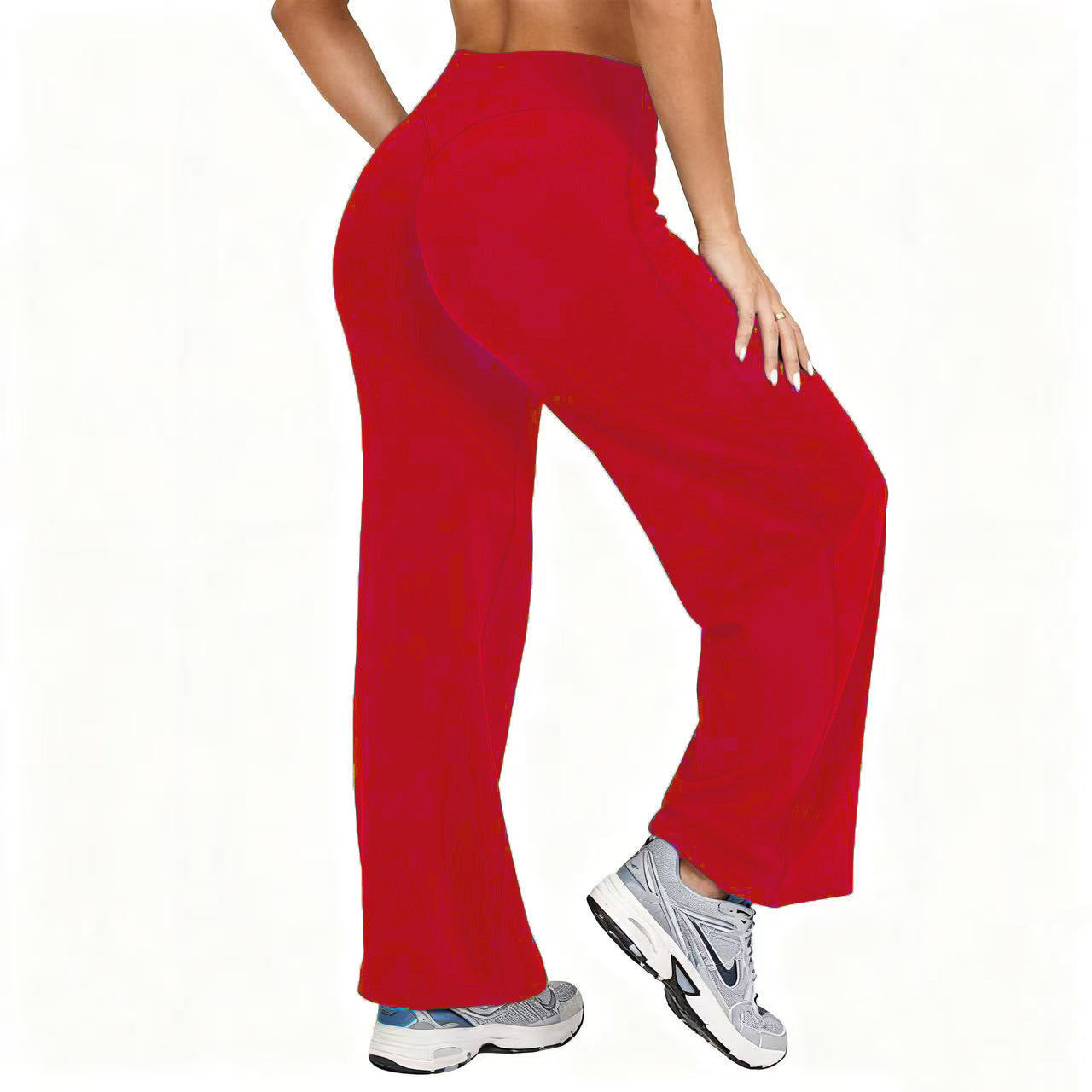 Legging Taille Haute Coupe Droite Décontracté pour Femme