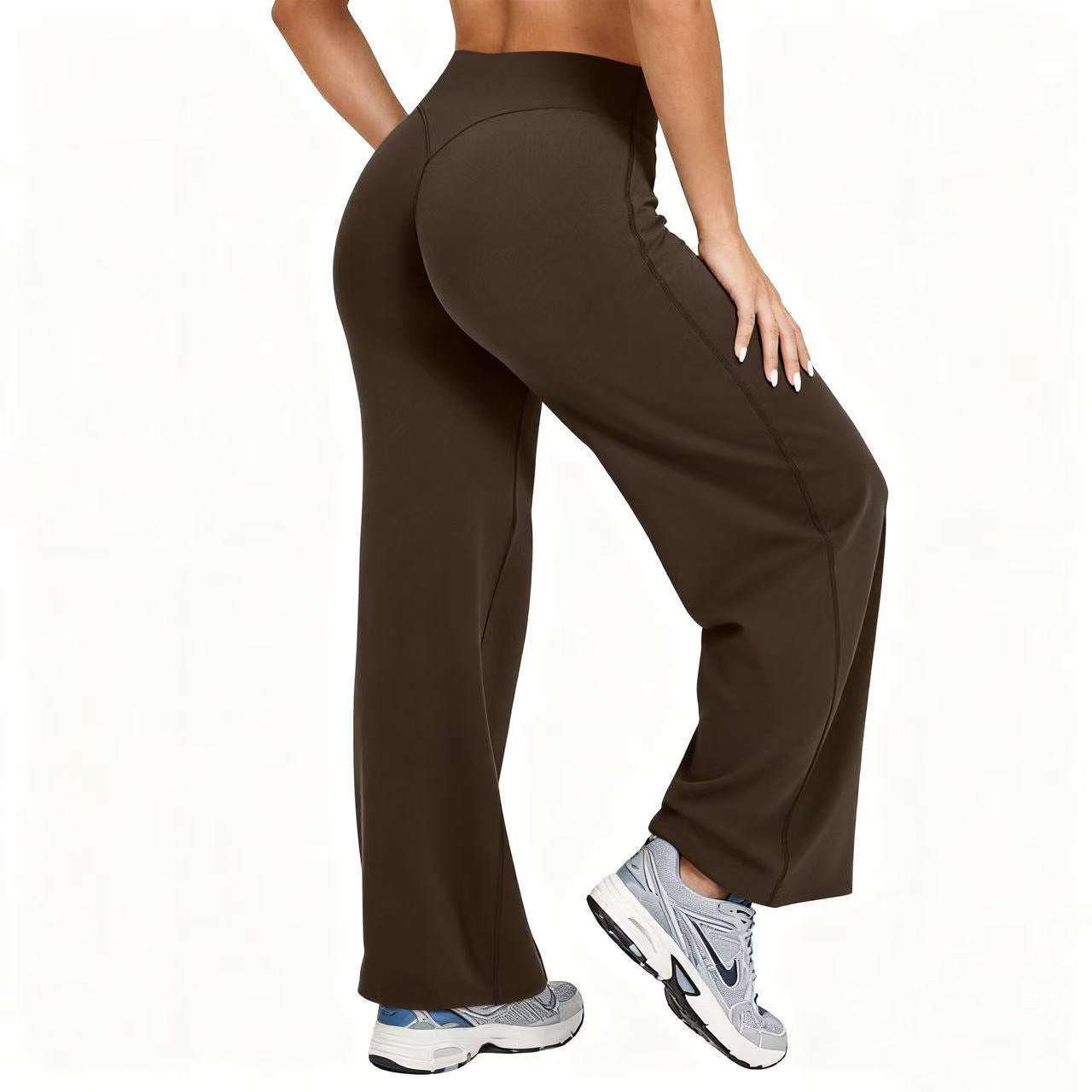 Legging Taille Haute Coupe Droite Décontracté pour Femme