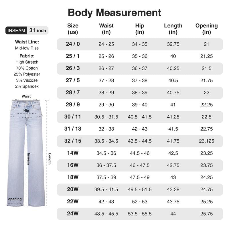 Magic Mid-low Rise Baggy Jeans