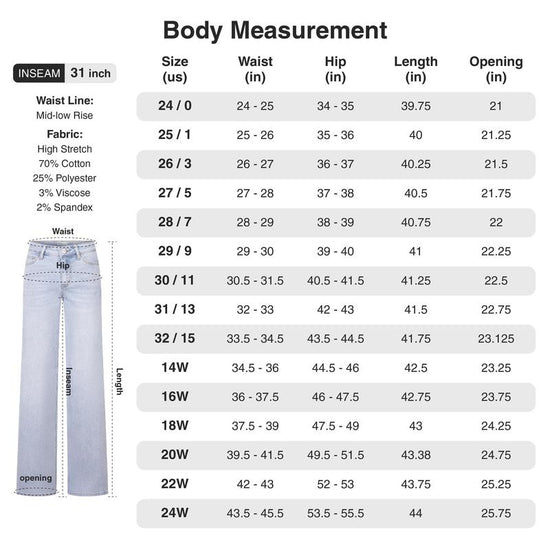 Magic Mid-low Rise Baggy Jeans