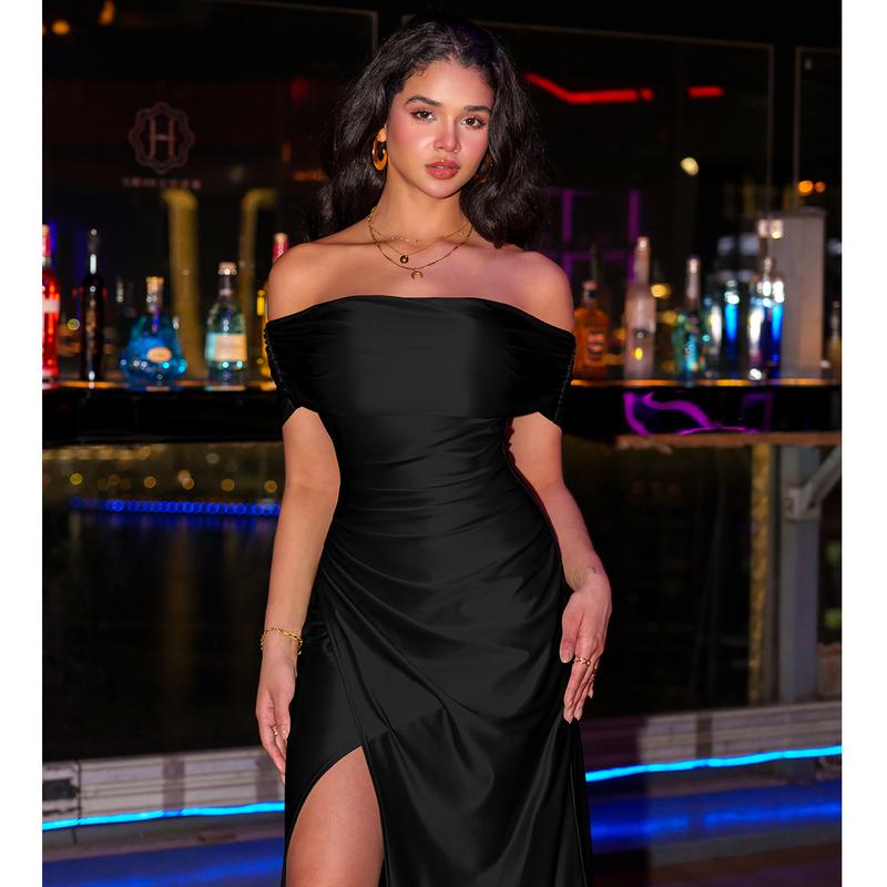 Elegant High Split Dress